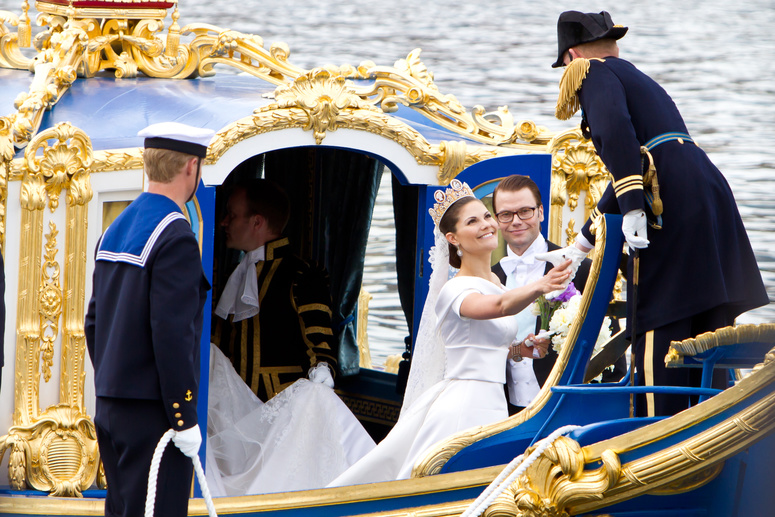 Свадьба шведской кронпринцессы Виктории и Даниэля Вестлинга
