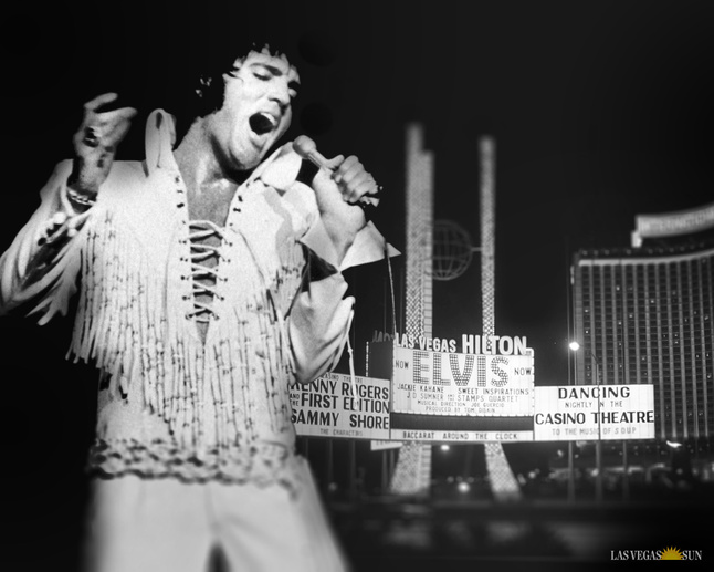 Элвис Пресли в Лас-Вегасе