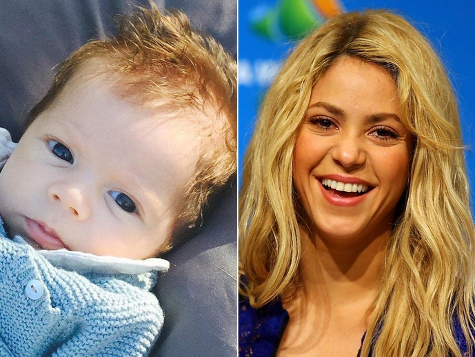 Шакира регулярно публикует фото маленького сына