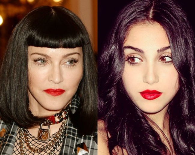 Мадонна с дочерью Лурдес Леон