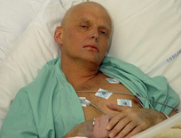 Последнее фото Александра Литвиненко в лондонской клинике, ноябрь 2006 года