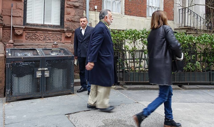 Фрэнсис Форд и София Коппола на съемочной площадке Леонида Парфенова