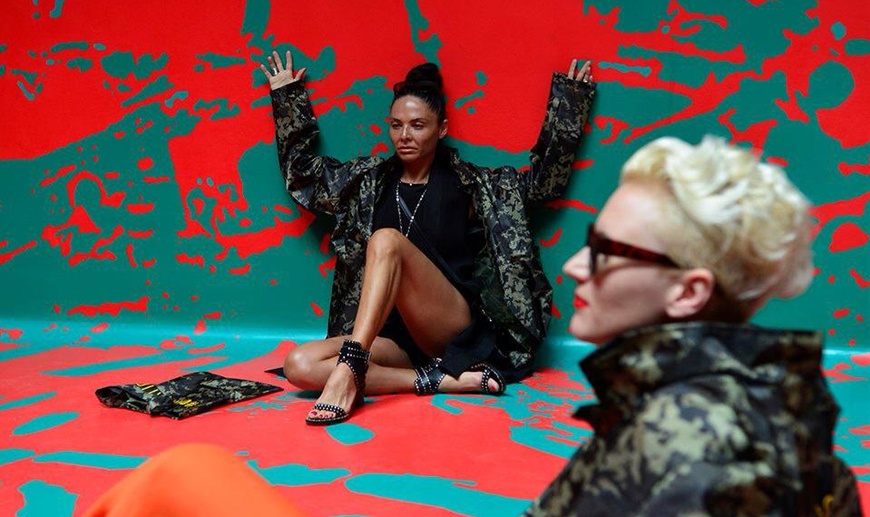 Перформанс #onvacation. Фото: facebook.com/mariia.kulikovskaya