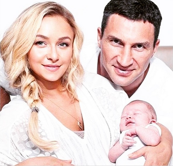 Недавно Владмир Кличко впервые стал папой. Фото: Haydenpanettiere98 / Instagram