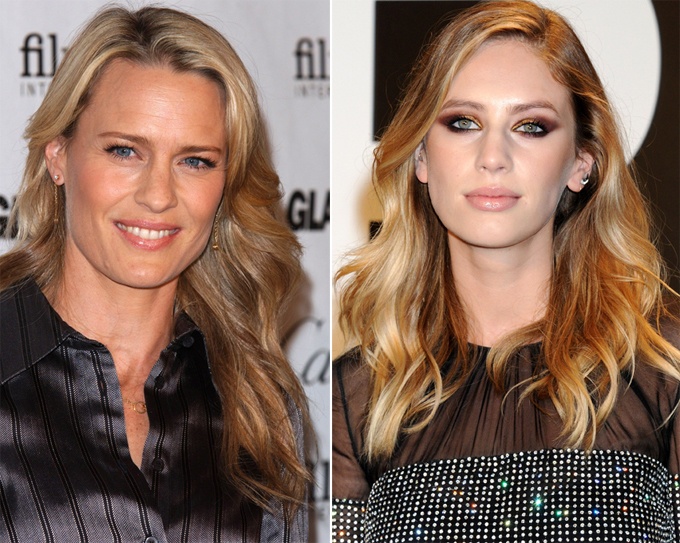 Робин Райт с дочерью Дилан Пенн. Фото: pravda.ru.