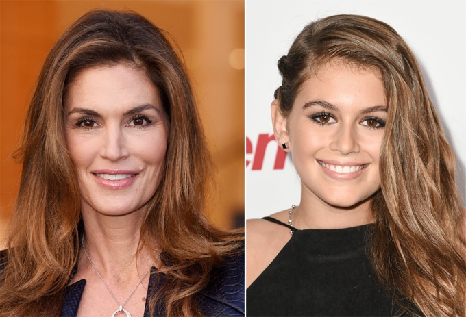 Синди Кроуфорд с дочерью Кайей Герьер. Фото: pravda.ru.