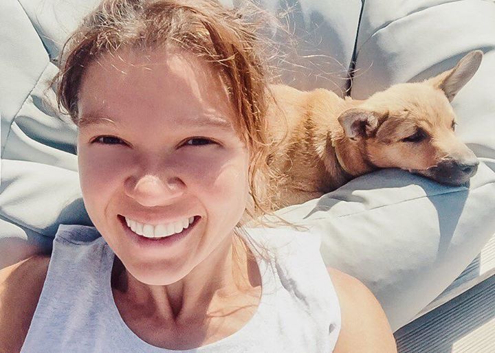 Собаку Русланы зовут Чудо Фото: Ruslana Lyzhychko / Facebook