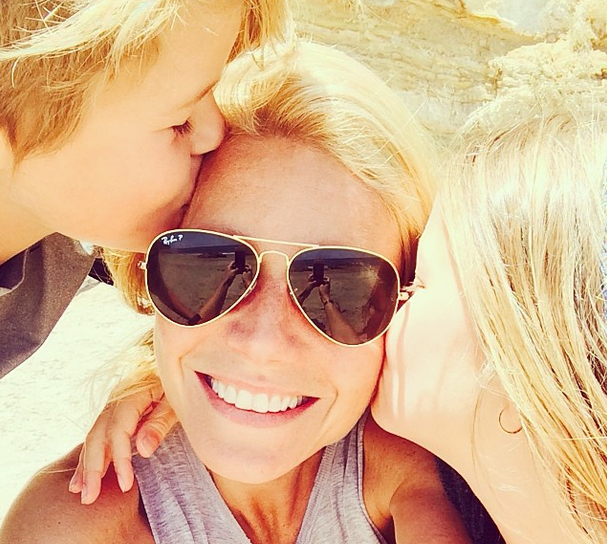 Гвинет Пэлтроу с детьми. Фото: gwynethpaltrow / Instagram