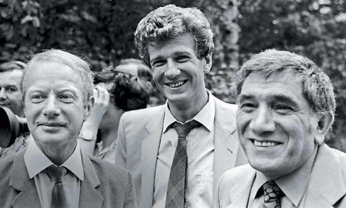 С Альбертом Филозовым и Игорем Костолевским