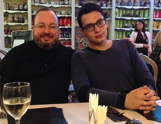 С сыном Дмитрием в день его 18-летия