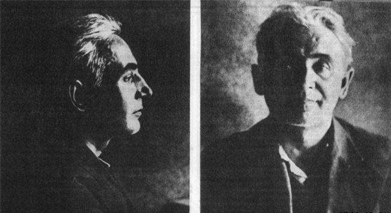 Фото из учетной карточки заключенного Александра Степановича Курбаса, 1934 год