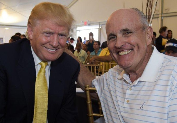 Дональд Трамп и Рудольф Джулиани. «Уверен: будущее Украины зависит от вас самих»