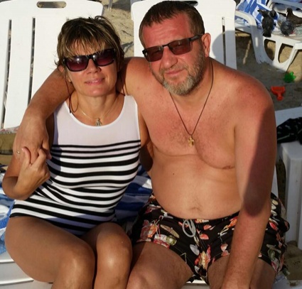 С супругой Мариной на отдыхе