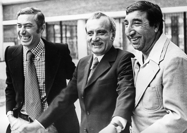 С Георгием Данелией и Фрунзиком Мкртчяном. «Данелия очень интересный человек, философ, с колоссальным чувством юмора!»