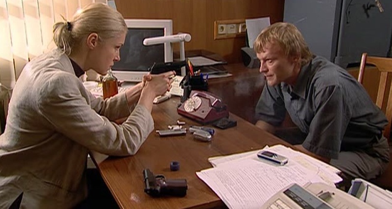 С Алексеем Серебряковым, «Террористка Иванова», 2008 год