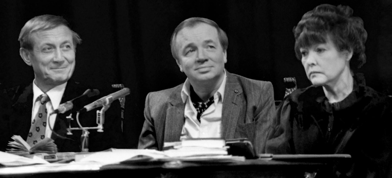 Евгений Евтушенко, Андрей Вознесенский и Белла Ахмадулина, 80-е