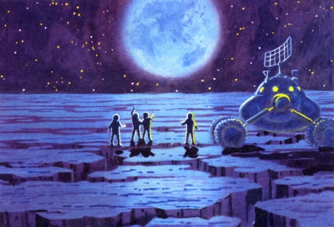 Алексей Леонов и Андрей Соколов, «Вездеход на Луне», 1966 год