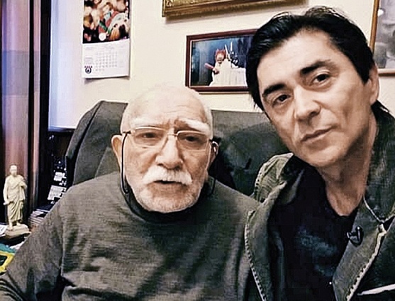 С пасынком Степаном