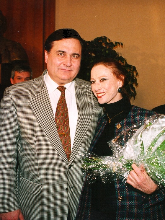 С Майей Плисецкой