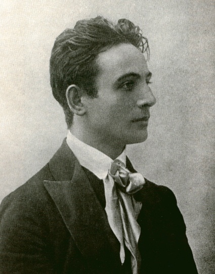 Лесь Курбас во время учебы в Вене, 1908 год