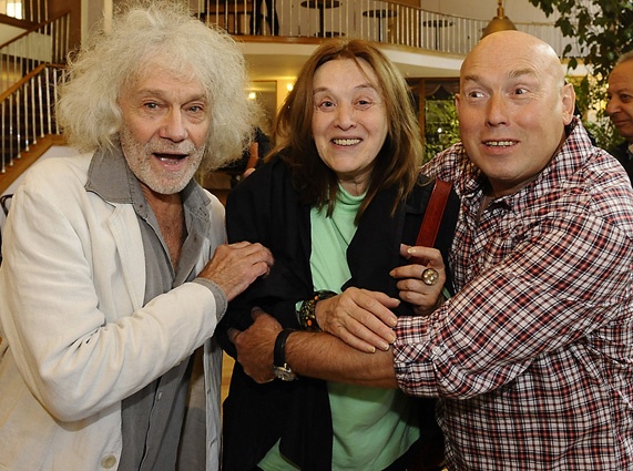 С Александром Леньковым и Маргаритой Тереховой, 2012 год