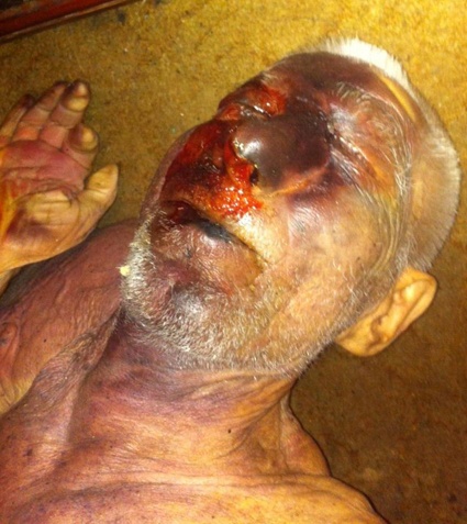 Посмертное фото Николая Петрулевича. «Форменным издевательством выглядит заключение местных судмедэкспертов, что этот человек скончался от «естественных причин»