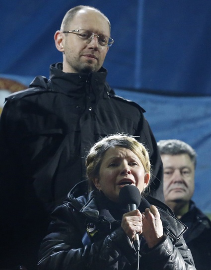 «У нас непростые отношения с Юлией Владимировной были. Но нас объединили две вещи. Во-первых, общий враг. Во-вторых, моральная составляющая. Она даже у политиков присутствует», 22 февраля 2014 года