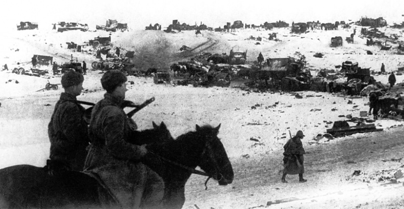 Окрестности Каменец-Подольского во время наступления советских войск