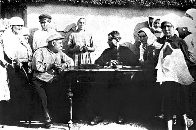 Допрос кулака, 1929 год