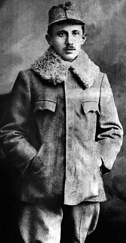 Евгений Коновалец в лагере для военнопленных возле Царицыно, Россия, 1917 год