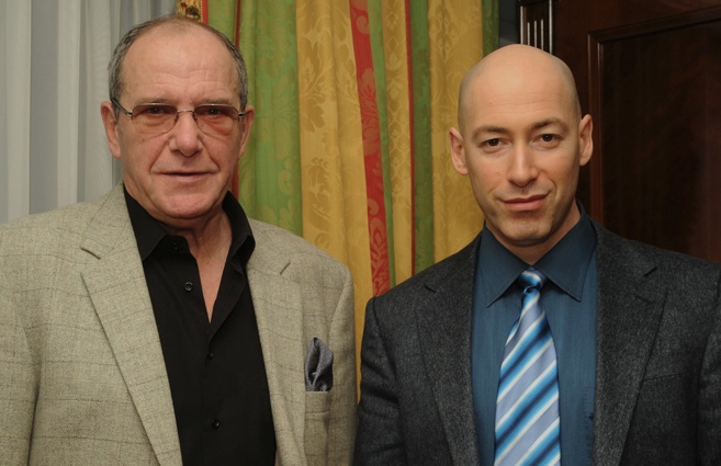 С Дмитрием Гордоном. «Огромнейший привет Киеву, в котором много времени я провел»