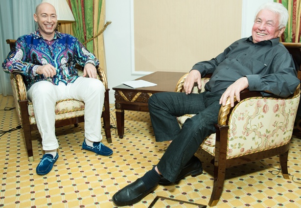 С Дмитрием Гордоном. «Чаще смеяться пытаюсь. Правда, не всегда получается»