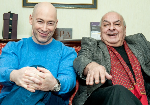 С Дмитрием Гордоном. «Очень жалею, что давно в Украине не был, — люблю вашу публику, отзывчивую, музыкальную и вообще замечательную»