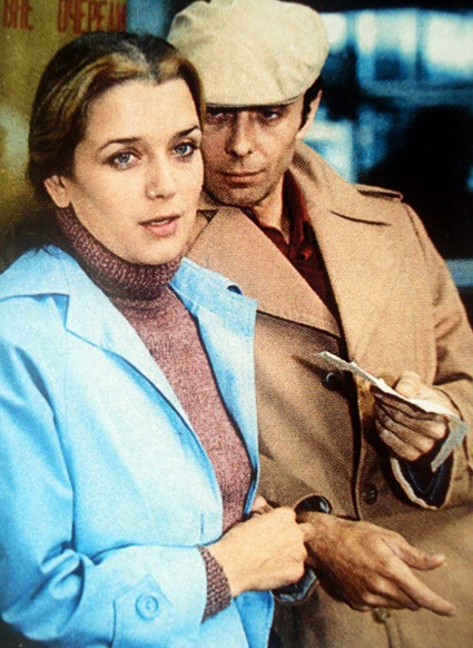 С Олегом Далем в фильме «Незваный друг», 1981 год