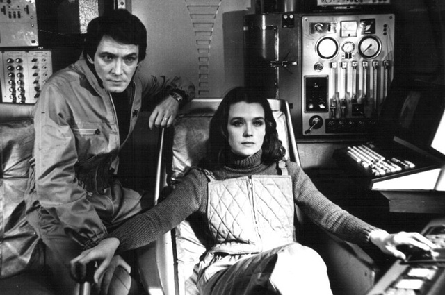 С Игорем Старыгиным в фантастической киноленте «Семь стихий», 1984 год