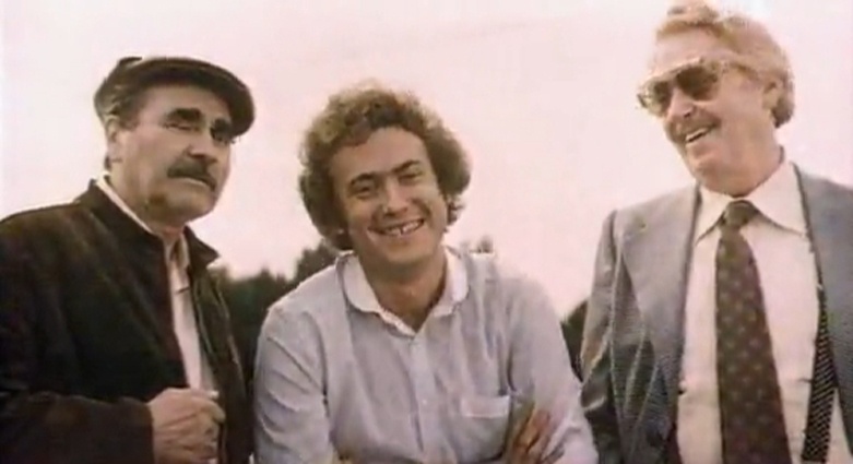 В роли журналиста в картине «Девушка и Гранд», 1981 год