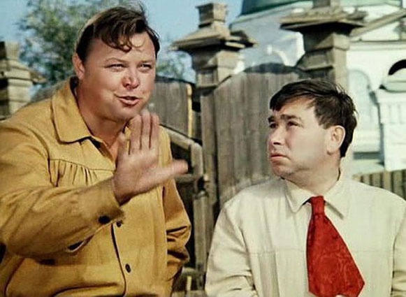 С Вячеславом Невинным в комедии Леонида Гайдая «Не может быть», 1975 год. «Гайдай очень любил артистов и был в своем жанре великим — он рисовал по старинке каждый кадрик и показывал, как это должно выглядеть»