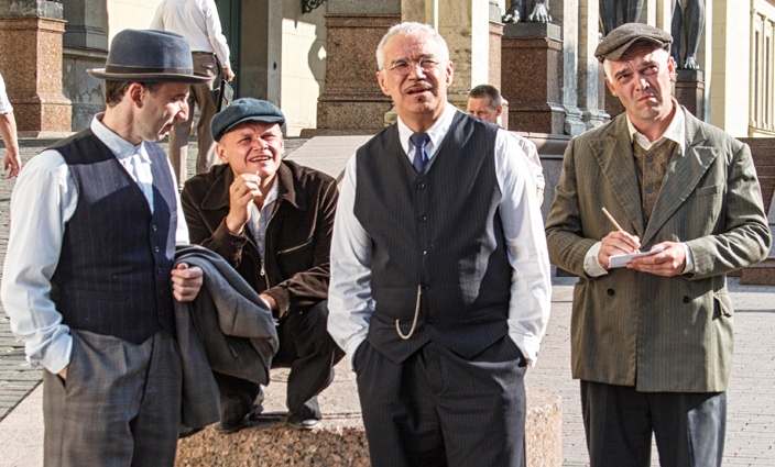 В роли бывшего преподавателя русского языка и литературы Ленинградского университета Игоря Афанасьевича Данилова в сериале Игоря Копылова «Ленинград 46», 2015 год