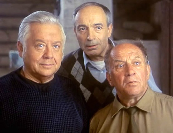 Олег Табаков, Валентин Гафт и Лев Дуров в мелодраме Владимира Машкова «Сирота казанская», 1997 год