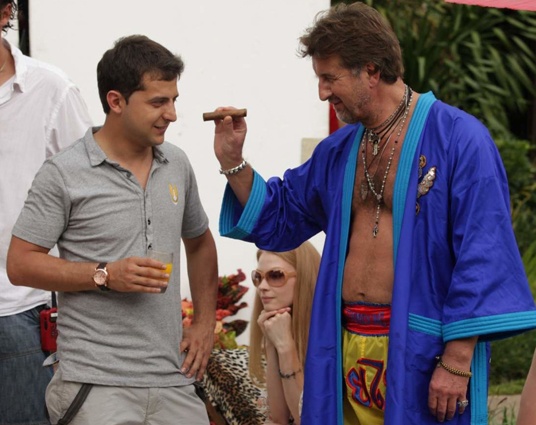 С Леонидом Ярмольником в романтической комедии Марюса Вайсберга «Любовь в большом городе-2», 2010 год