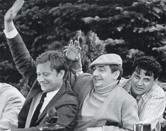 Андрей Миронов, Марк Захаров, Александр Ширвиндт в фильме Александра Муратова «Умеете ли вы жить?», Киностудия имени Довженко, 1971 год