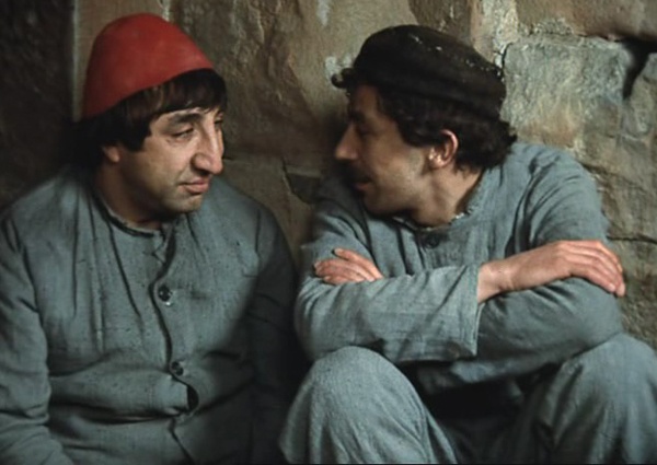 С Фрунзиком Мкртчяном в комедии Георгия Данелии «Не горюй!», 1969 год
