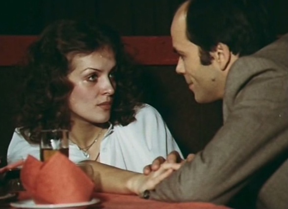 С Арнисом Лицитисом в детективном телефильме Геннадия Иванова «Братья Рико», 1980 год