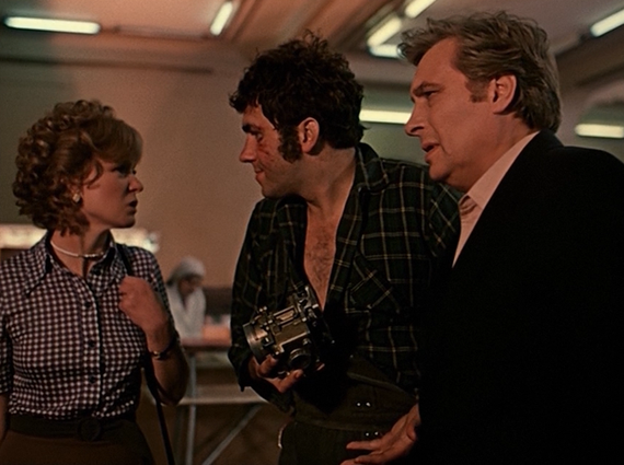 С Людмилой Гурченко и Олегом Басилашвили в комедии Эльдара Рязанова «Вокзал для двоих», 1982 год