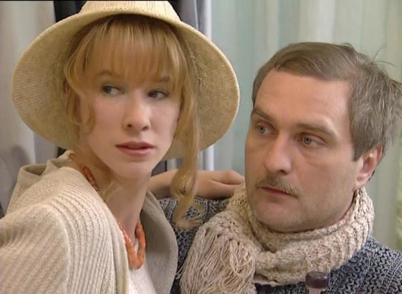 С Аллой Клюкой в мелодраме Аллы Суриковой «Идеальная пара», 2001 год