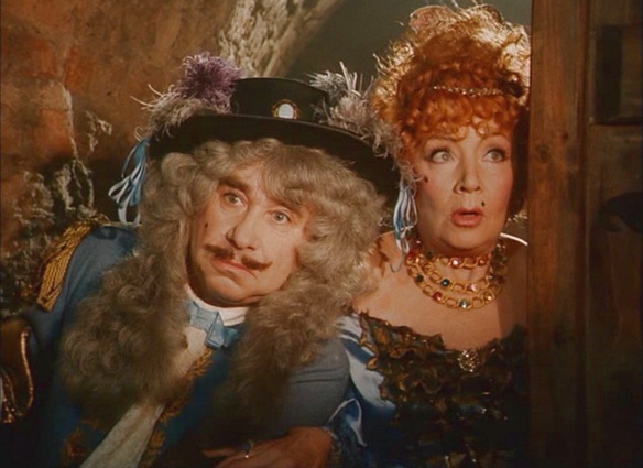 С Викторией Горшениной в музыкальном фильме Яна Фрида «Дон Сезар де Базан», 1989 год