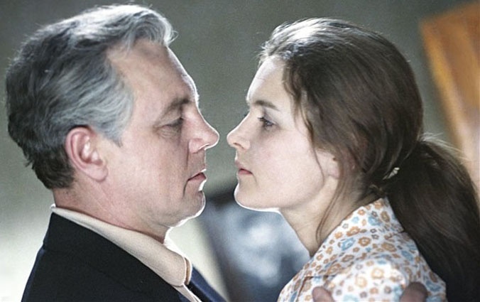 С Адой Роговцевой в роли ракетного конструктора Андрея Башкирцева, прототипом которого стал Сергей Королев, в картине «Укрощение огня», 1973 год