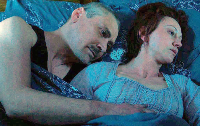 С Виталием Линецким в фильме «Гнездо горлицы», 2014 год. «Мы переделали вторую половину фильма, одну сюжетную линию пришлось убрать, зато всю сцену с Виталиком сохранили»