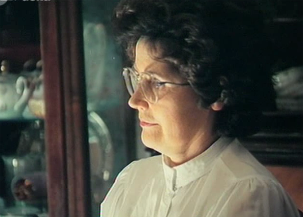 Вдова первого космонавта Юрия Гагарина Валентина Ивановна в документальном фильме Валентины Руденко «Гагарин, я вас любила», 1991 год