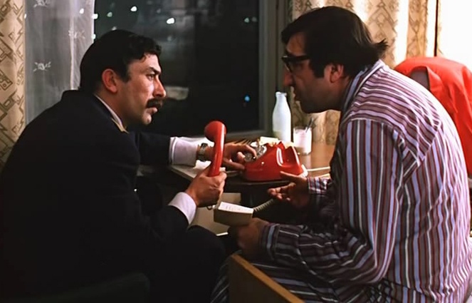 «Ларису Ивановну хачу!». Валико (Вахтанг Кикабидзе) и Рубик (Фрунзик Мкртчян), «Мимино», 1977 год